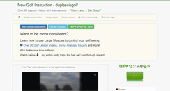 Desktop Screenshot of duplessisgolf.com